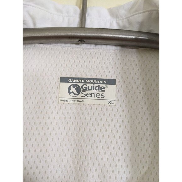 Gander Mountain Mens XL Outdoor Shirt Guide Series Vent White Camping Quick Dry - Picture 5 of 6